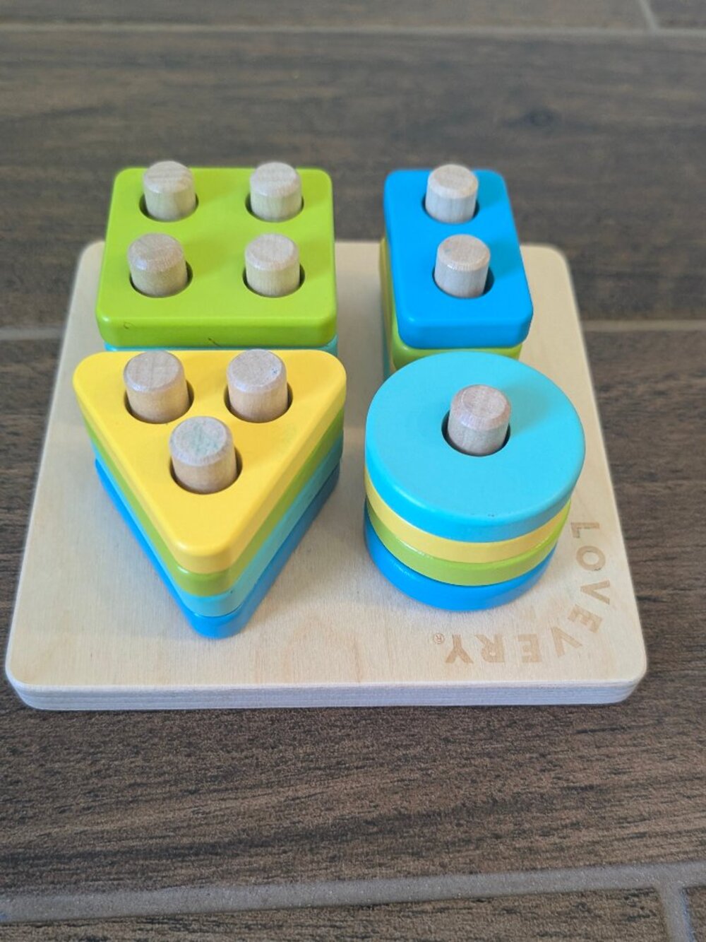 Lovevery Sort and Stack Peg Puzzle